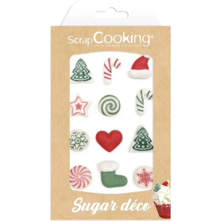 Décosucres bûches & gâteaux de Noël