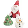 Décosucres 3D Noël (sapin, bonhomme de neige et Père Noël)