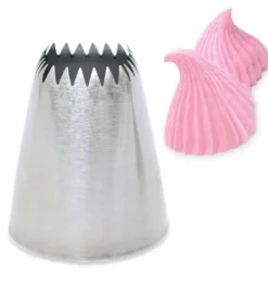 Douille carrée cannelée en inox