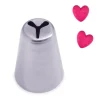 Douille russe cœur en inox
