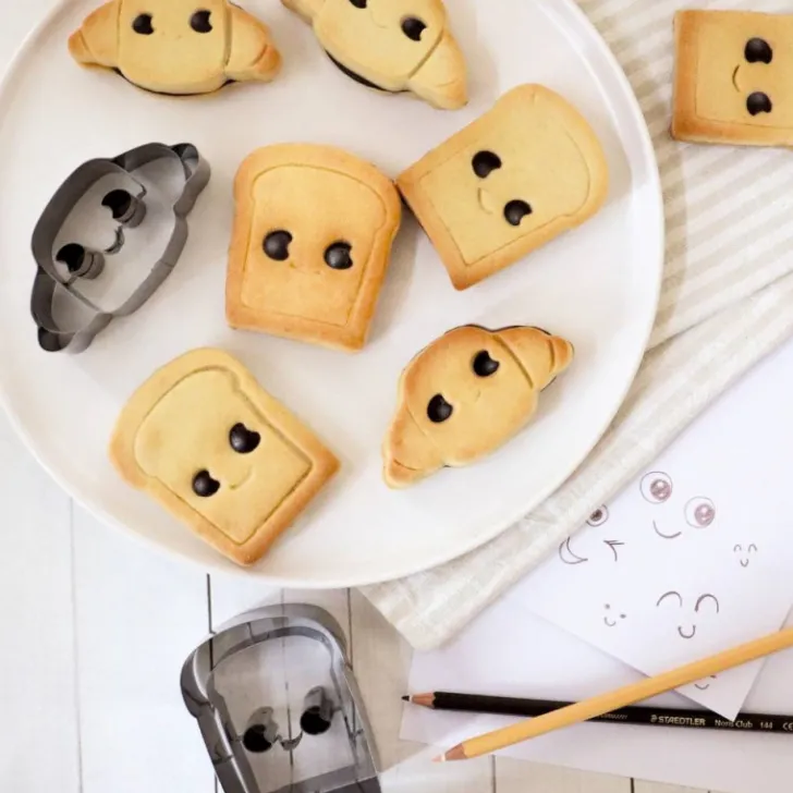 Emporte-pièce croissant Kawaii inox