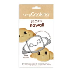 Emporte-pièce croissant Kawaii inox