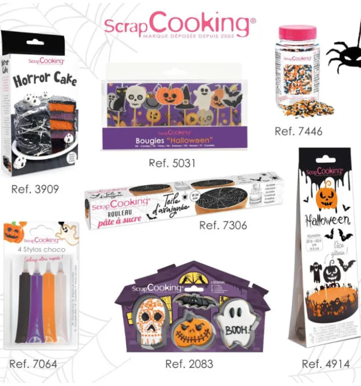 4 emporte-pièces Halloween en inox