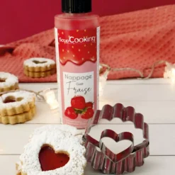 Emporte-pièces inox pour biscuits Linzer x4