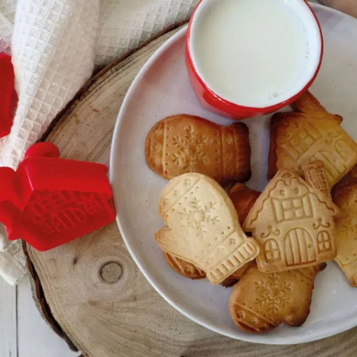 Emporte-pièces éjecteurs pour biscuits Christmas x2