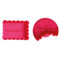 Emporte-pièces éjecteurs pour biscuits x2