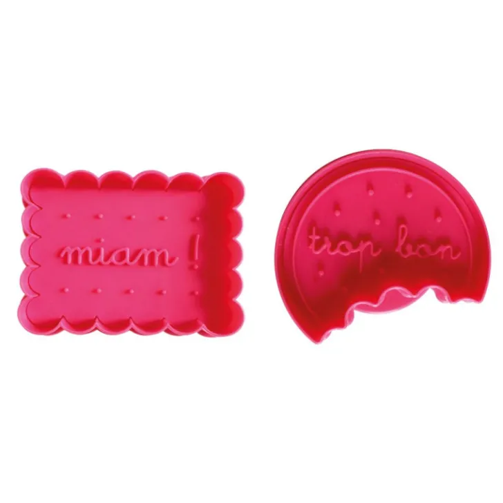 Emporte-pièces éjecteurs pour biscuits x2