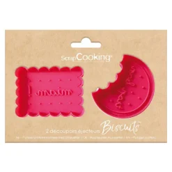 Emporte-pièces éjecteurs pour biscuits x2
