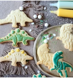 Emporte-pièces éjecteurs pour biscuits Dinosaure x2