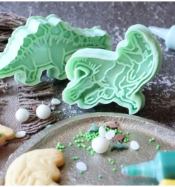 Emporte-pièces éjecteurs pour biscuits Dinosaure x2