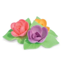 Fleurs azyme 6 mini roses corolles