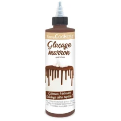 Glaçage marron goût choco - Drip cake