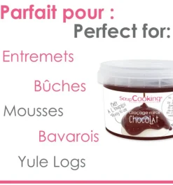 Glaçage miroir prêt à l'emploi chocolat 300g