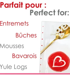 Glaçage miroir prêt à l'emploi rouge 300g
