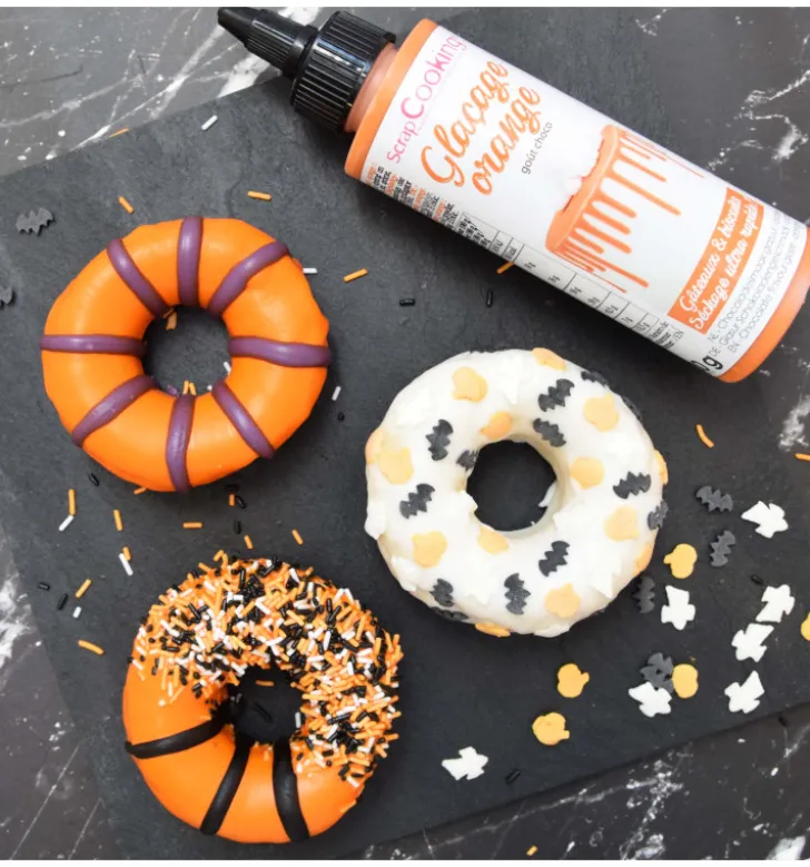 Glaçage orange goût choco - Drip cake