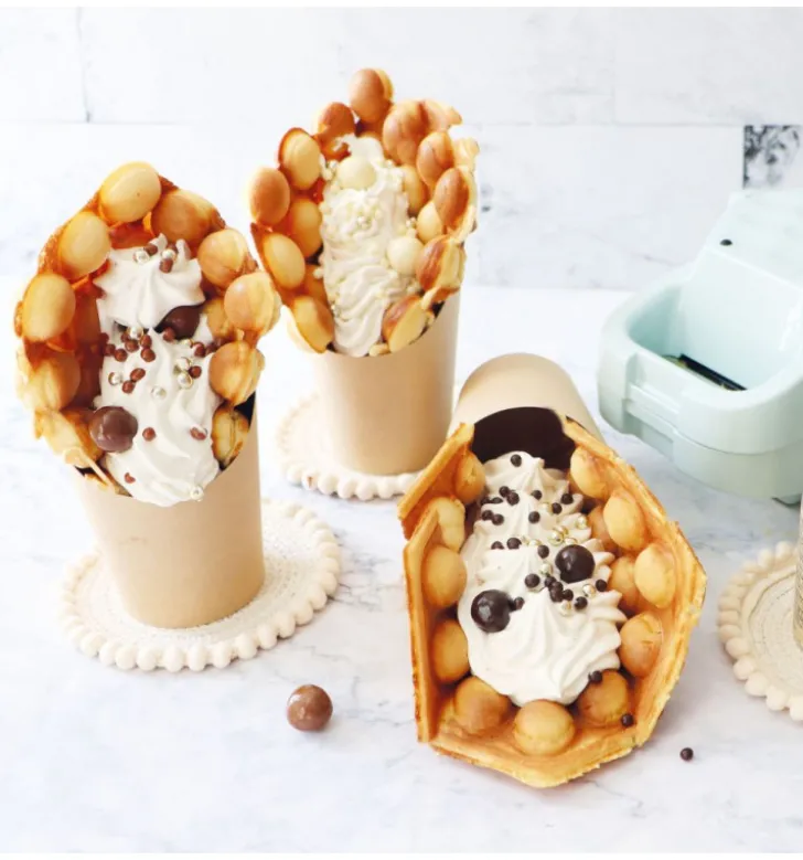 6 Gobelets bubble waffle & churros