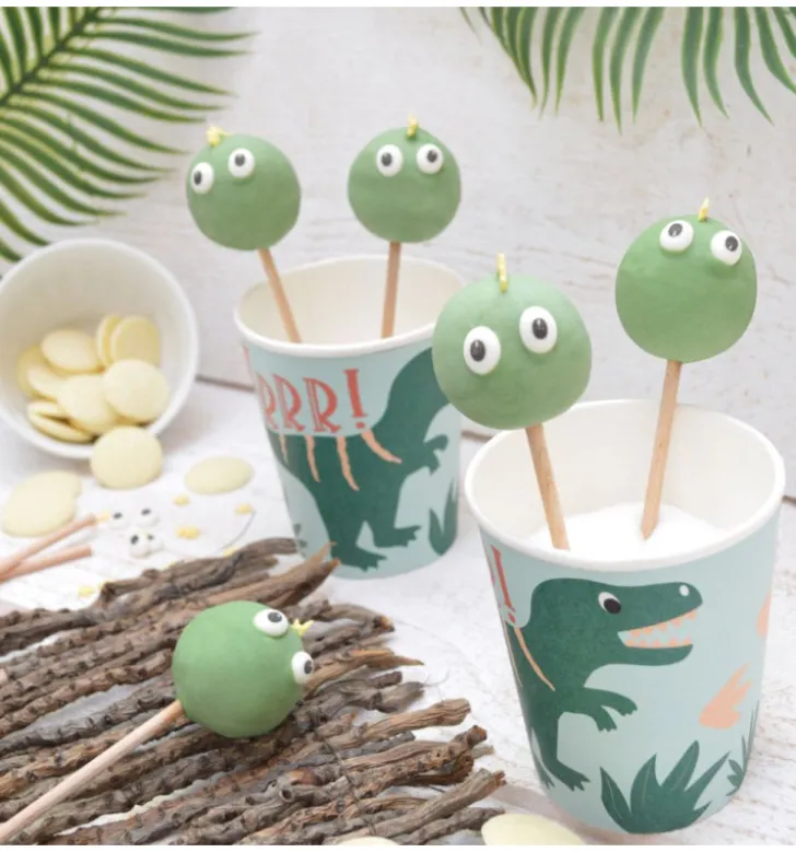 8 gobelets dino