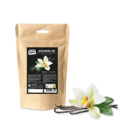 Gousses de vanille Bourbon de Madagascar - 13G (+/- 5Gousses)