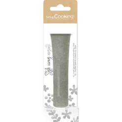 Icing stylo argenté irisé