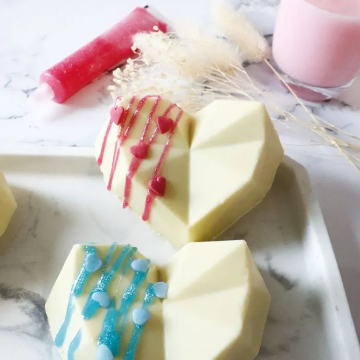 Icing stylo irisé rose pour décorer gâteaux et biscuits