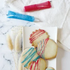 Icing stylo irisé rose pour décorer gâteaux et biscuits