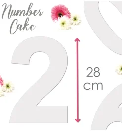 Kit number cake - 9 gabarits chiffres