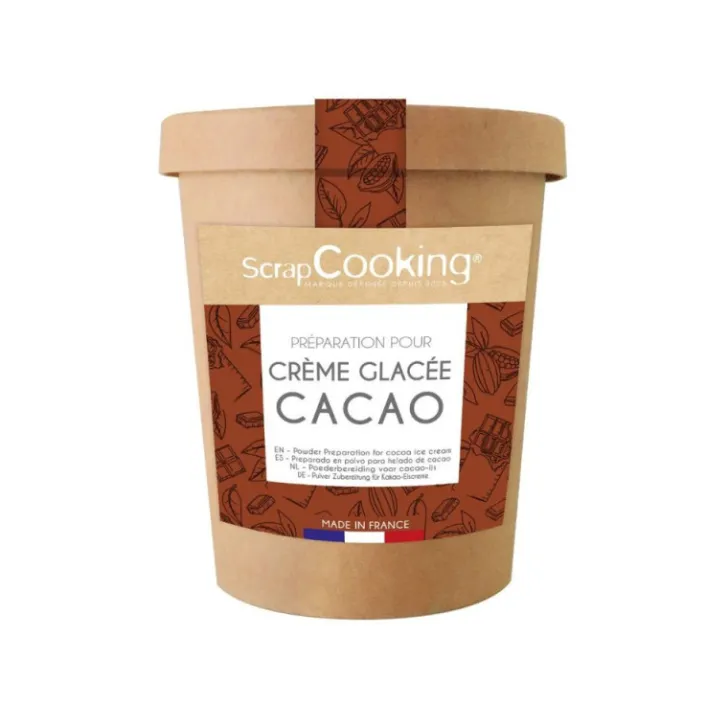 Kit préparation pour glace maison - Cacao