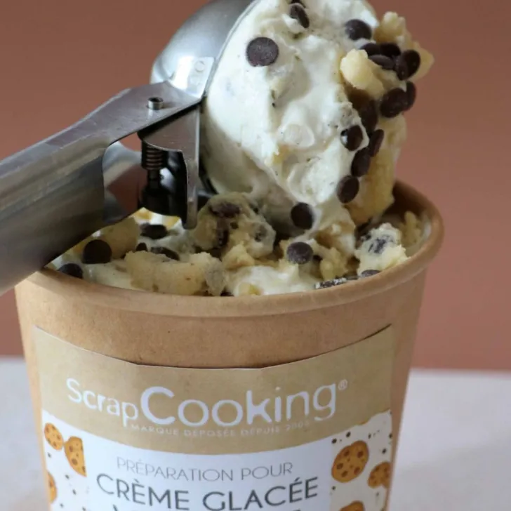 Kit préparation pour glace maison - Cookie dough