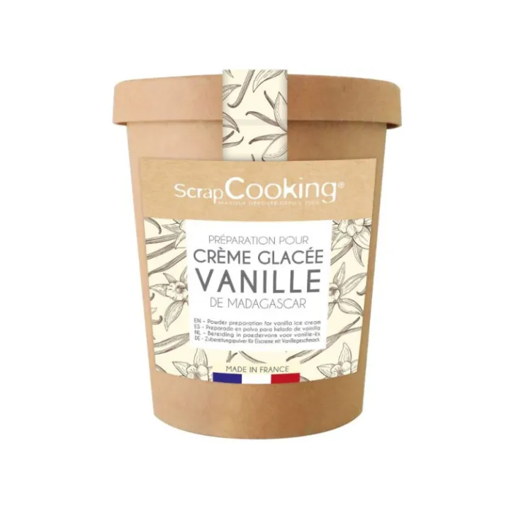 Kit préparation pour glace maison - Vanille