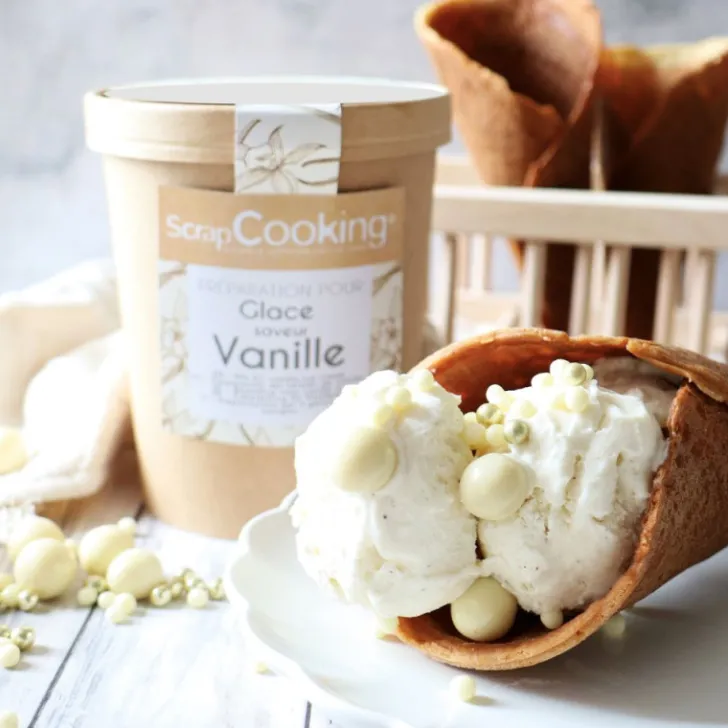 Kit préparation pour glace maison - Vanille