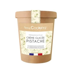 Kit préparation pour glace maison pistache