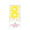 Mini bougie chiffre 8