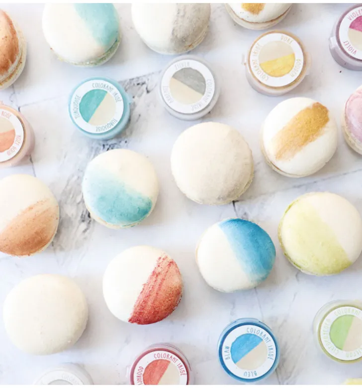Mini colorants alimentaires de surface irisés (9 Coloris)