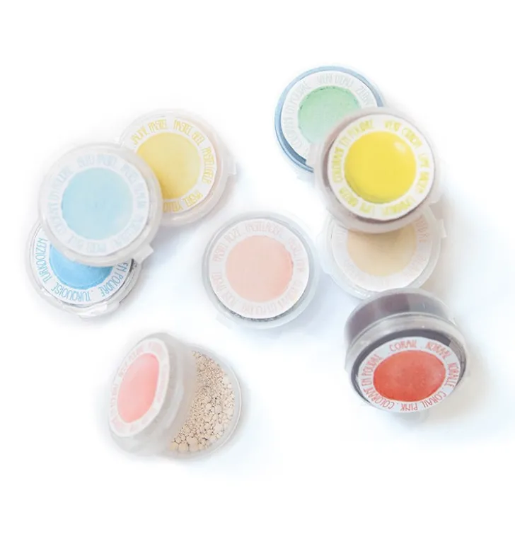 9 mini colorants en poudre pastel