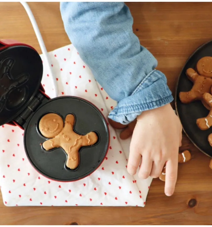 Mini gaufrier Bonhomme pain d'épices - Waffle Factory