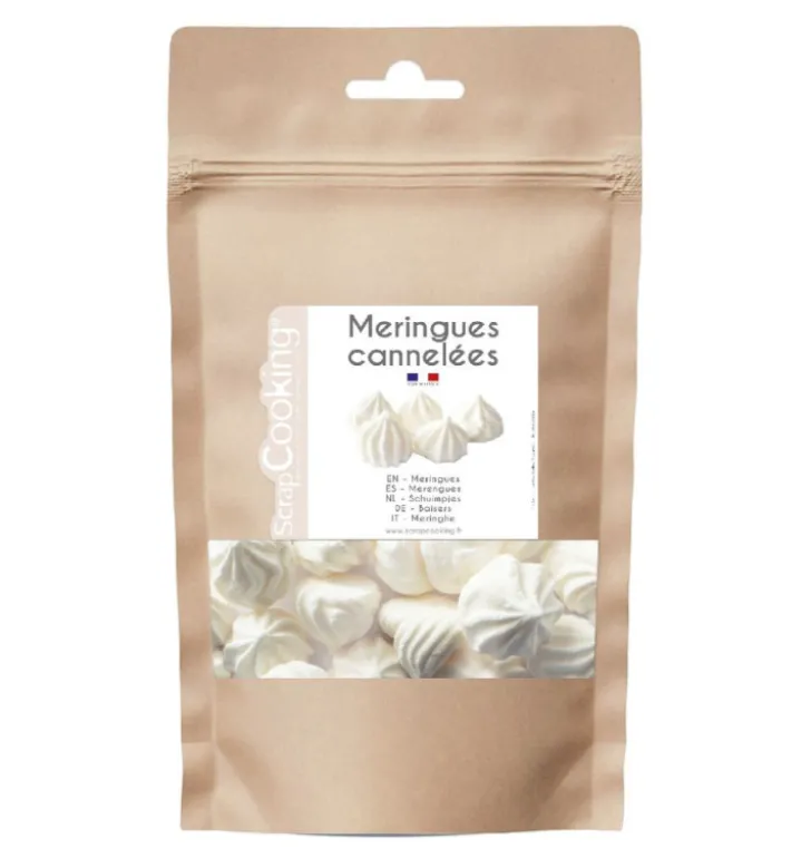 Mini meringues cannelées 35g