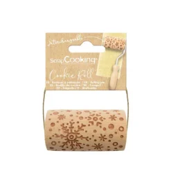 Mini rouleau pâtissier à empreintes Flocon