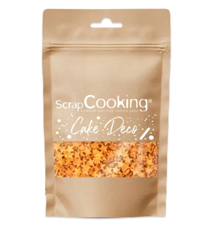 Minis décors étoiles dorées 55g