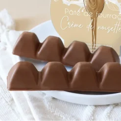 Moule barres chocolatées croustillantes et noisette