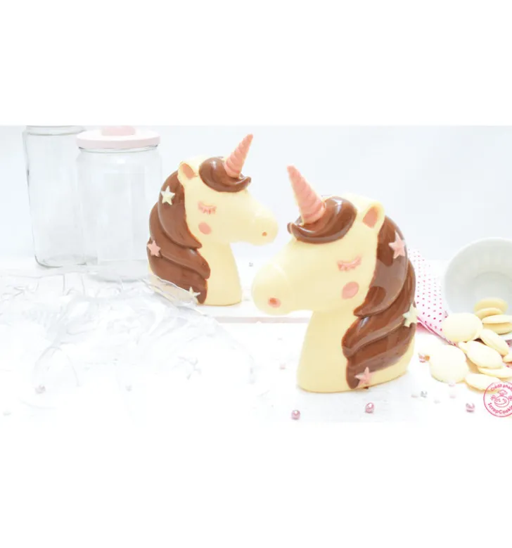 Moule 3D choco licorne