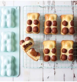 Moule en silicone gâteau oursons - 6 empreintes
