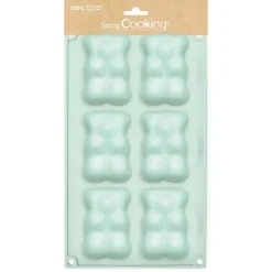 Moule en silicone gâteau oursons - 6 empreintes
