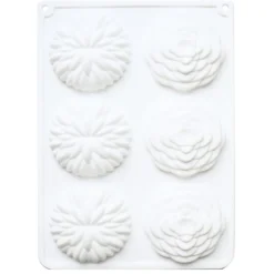 Moule en silicone pochage tartelettes Saint-Honoré 3D - Ø7 cm