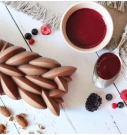 Moule en silicone pour bûche Noël 3D - Instant