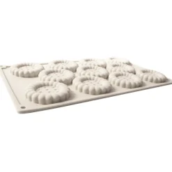 Moule en silicone pour biscuits tartelettes - 11 empreintes