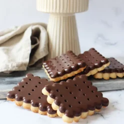 Moule en silicone pour biscuits Petits beurre maison - 8 empreintes