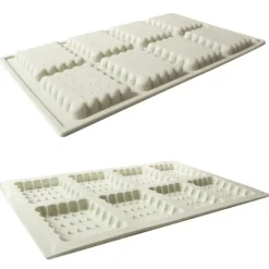 Moule en silicone pour biscuits Petits beurre maison - 8 empreintes