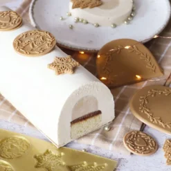 Moule en silicone pour embout de bûche en chocolat