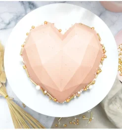 Moule en silicone pour gâteaux & entremets cœur 3D - Passion