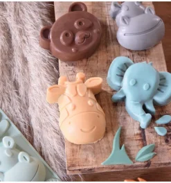Moule à gâteaux silicone animaux de la jungle